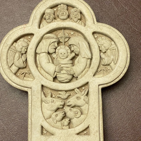 Nativity scene in concrete by Carruth. - Picture 2 of 12